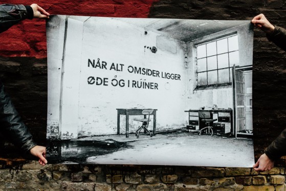 Bag masker kan vi drømme vildt og stort</br></br>Foto: Forlaget Baggaardsbaroner