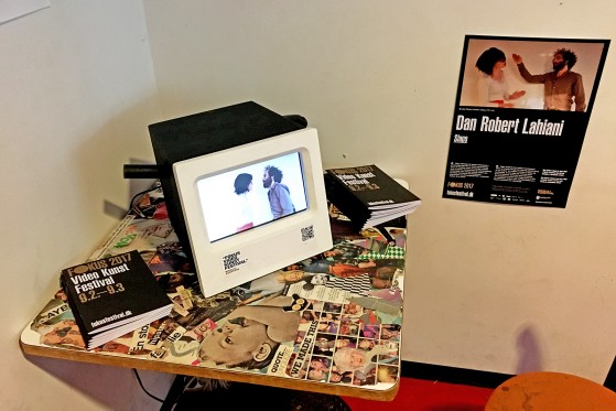 Videokunst på diskret visit i byrummet</br>I år er FOKUS-festivalens videoer bredt ud over byen på forskellige visningssteder.</br>Foto: PR-Foto / Nikolaj Kunsthal