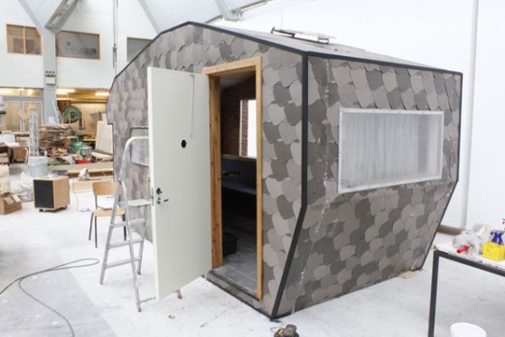 Børnevenlig kunst</br>Campingvognen har været møderum og udsmykning i Mændenes Hjem på Vesterbro. Nu er den på museum.</br>Foto: PR-foto / Statens Museum for Kunst - Peter Callesen