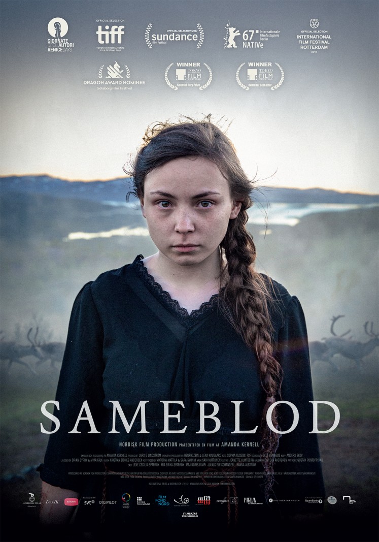 Gribende identitetskamp i ingenmandsland</br>Filmplakat til Sameblod</br>Foto: PR-foto Sameblod