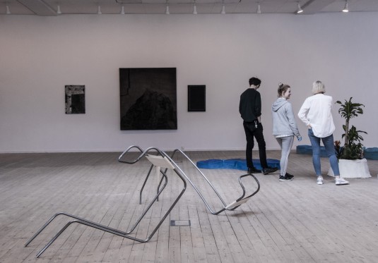 Afgang 17 Det Jyske Kunstakademi</br>Værk af Tine Adler og Asger Dybvad Larsen.</br>Foto: Mariana Gil