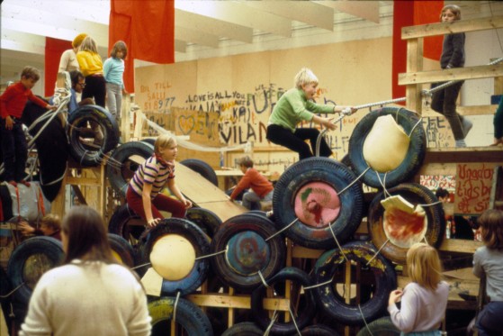 Model for fri leg</br>Palle Nielsen, Modellen, Moderna Museet, 1968.</br>Foto: Palle Nielsen