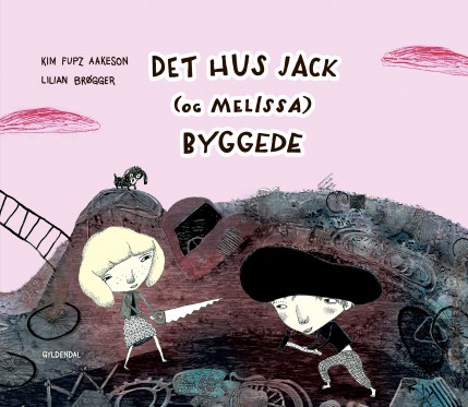 Børnebøger om døden, vold i hjemmet og damenumser</br>Det hus Jack (og Melissa) byggede. Billedbog af Kim Fupz Aakeson og Lilian Brøgger.</br>Foto: Illustration af Lillian Brøgger / PR-billede Gyldendal