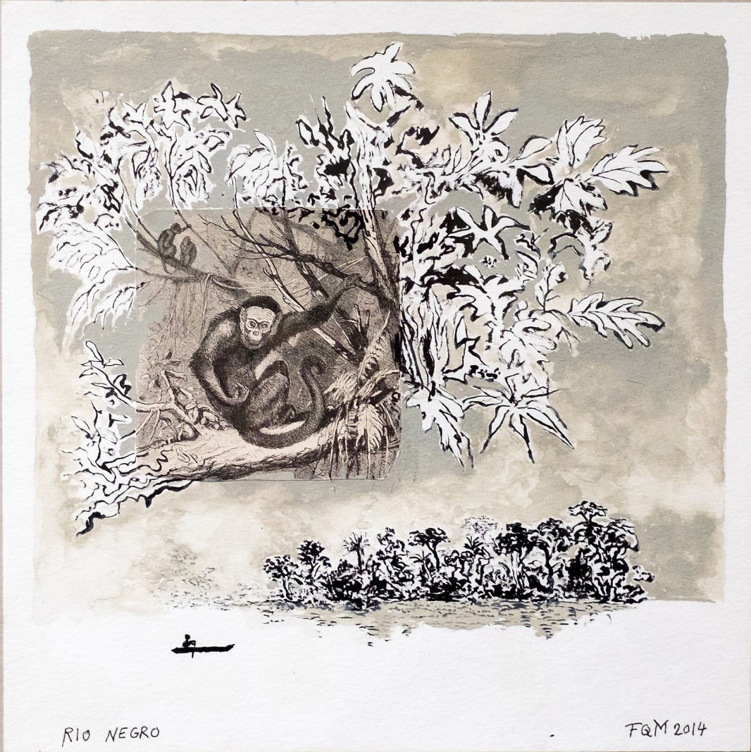 DET BEDSTE SPRINGBRÆT FOR FANTASIEN ER VIRKELIGHEDEN</br>Flemming Quist Møller har i samarbejde med Storm P. Museet nøje udvalgt værkerne til udstillingen. (Rio Negro, 2014 © Flemming Quist Møller)</br>Foto: PR / foto: Storm P. Museet