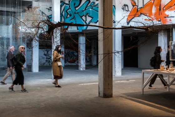 ARoS vælter byen og naturen med verdensstjerner</br>Rune Bosse: The root lab, Aros Triennale The Garden.</br>Foto: Mariana Gil