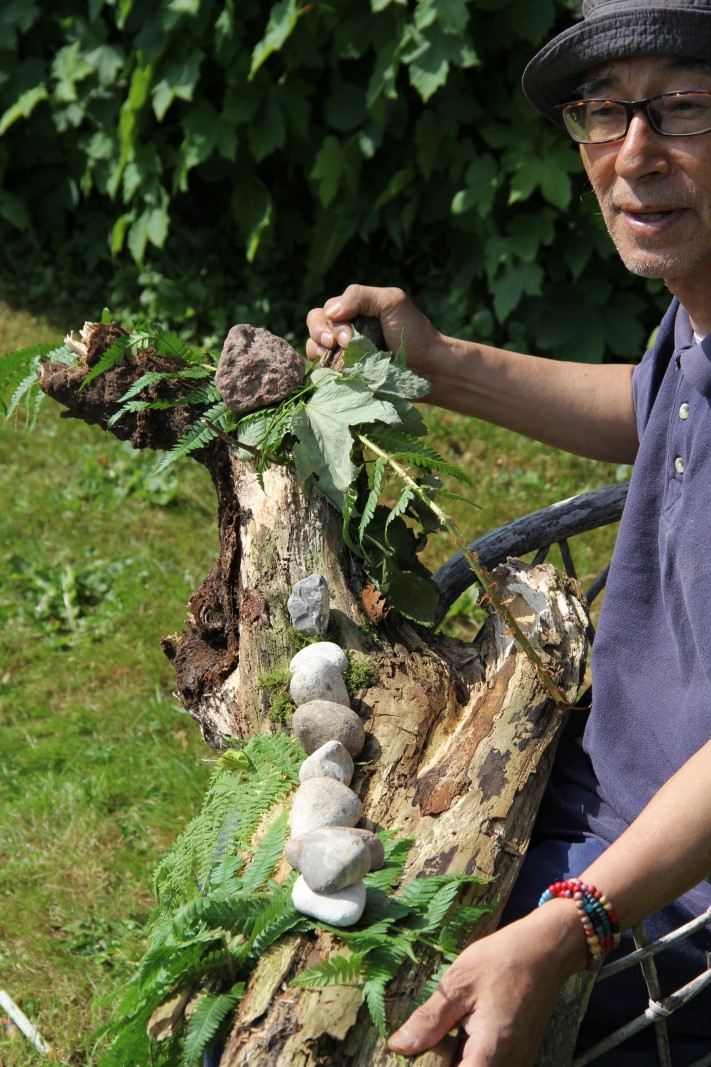 9 landsbyer får kunstnere til byen</br>Kunstner Takashi Ikezawa</br>Foto: Mai Damgaard Rasmussen 