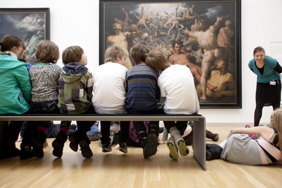 På sporet af julens historie</br>På Statens Museum for Kunst er det ikke kun juleengle, børnene kan få øjenene op for. </br>Foto: Pr-foto / Statens Museum for Kunst