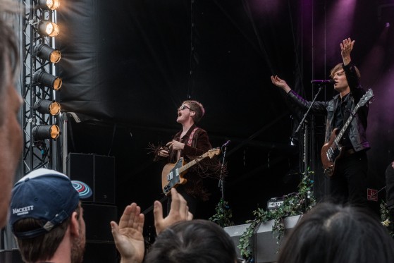 Stemning fra Northside 2017</br>Koncertstemning fra det svenske Mando Diaos koncert på Northside 2017.</br>Foto: Mariana Gil