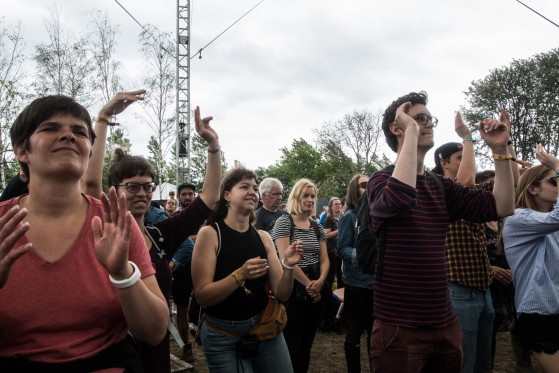 Stemning fra Northside 2017</br>Publikum ved Red Stage på Northside 2017.</br>Foto: Mariana Gil