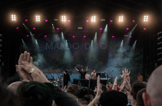 Stemning fra Northside 2017</br>Koncertstemning fra det svenske Mando Diaos koncert på Northside 2017.</br>Foto: Mariana Gil