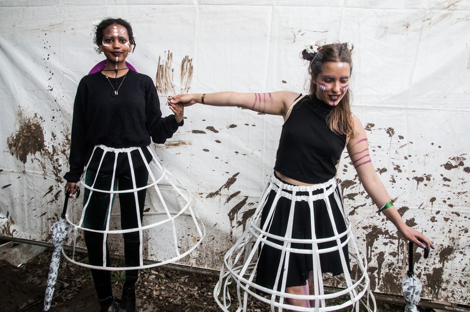 Stemning fra Northside 2017</br>Nortside 2017 bød også på Gøgl og et siteshow i det gamle telt, som plejer at blive hejst som spejlteltet i Aarhus Festuge.</br>Foto: Mariana Gil