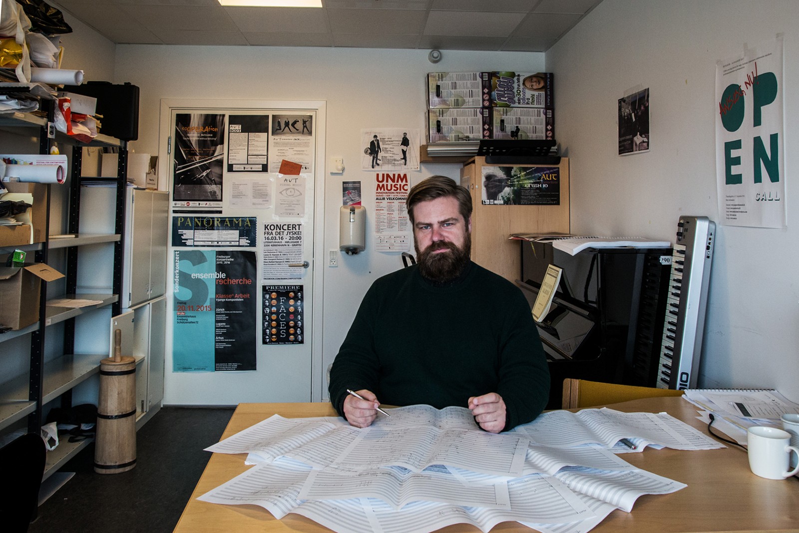 Allan Gravgaard Madsen som performer, komponist og menneske</br>Allan Gravgaard Madsens debut bød på personlige fortællinger. Blandt andet blev værket Crystal Tapestry kædet sammen med historien om Allan Gravgaard Madsens første store kærlighed.</br>Foto: Mariana Gil
