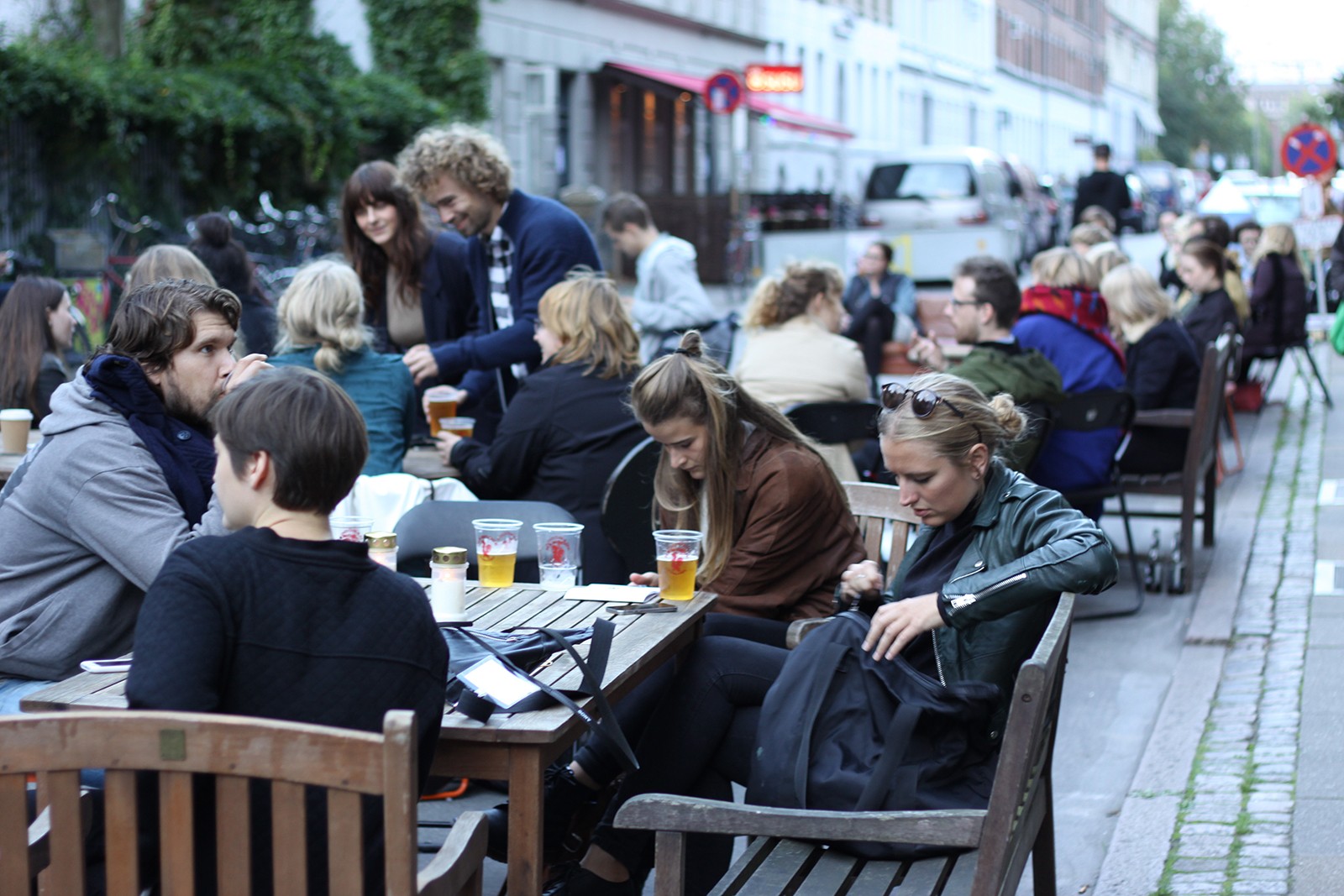 Litteraturen på gaden</br>Møllegade på Nørrebro er en lille gade som emmer af litteratur med to boghandlere og et litteraturhaus.</br>Foto: PR-foto / Lyse Nætter