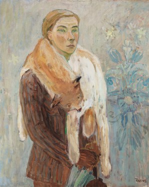Tove Jansson var meget mere end mor til mumitroldene</br>Losboa (Selvportræt) fra 1942 viser en på én gang rank og næsten dyrisk udsende Tove Jansson.</br>Foto: Finlands Nationalgalleri / Yehia Eweis