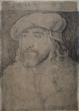 Billedets politik</br>Albrecht Dürer var én af reformationens store kunstnere, og han var nøje udvalgt af Christian II til at tegne kongen. Her ses hans kulskitse, der dannede forlæg til et nu tabt oliemaleri.</br>Foto: PR-foto / Statens Museum for Kunst