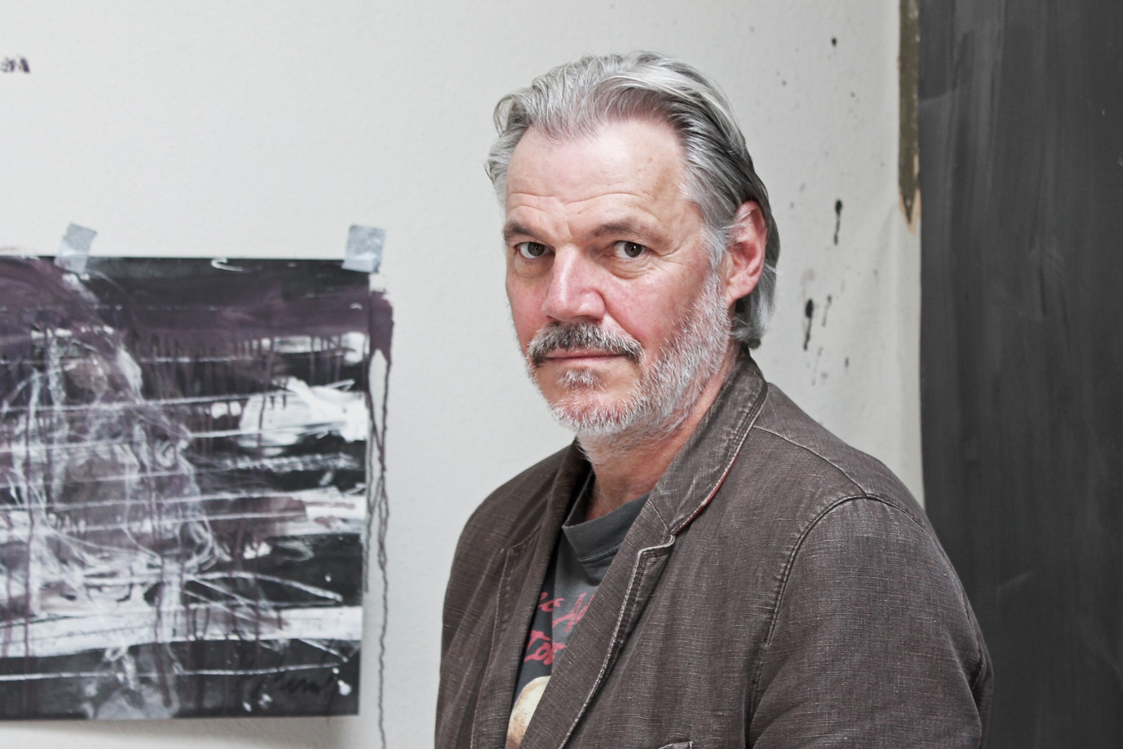 Lemmerz i virkeligheden</br>Christian Lemmerz har i mange år arbjedet med marmor. </br>Foto: Andreas Vinter Jensen 