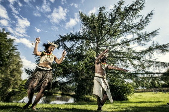 Teater i byrummet sætter fokus på klimaflygtninge</br>Kiribatis regering har opkøbt land på Fijiøerne, så de tusinder af mennesker har et muligt tilflugtsted den dag deres hjem forsvinder.</br>Foto: PR-foto/ Per Morten Abrahamsen