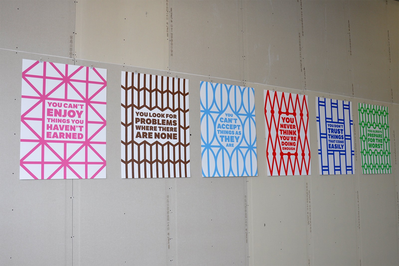 The Catalyst Experiment: Sproget har en fortræffelig evne til at skabe refleksion</br>Lise Harlevs værk til udstillingen The Catalyst Experiment.</br>Foto: Sixten Therkildsen 