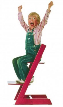 Barnets århundrede er godt designet</br>Peter Opsviks Tripp Trapp stol, som den blev præsenteret i 1972.</br>Foto: Pr-foto/ Designmuseum Danmark - Kolbjörn Ringstad.