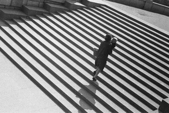 Aleksandr Rodchenkos visuelle revolution på Sorø Kunstmuseum</br>Aleksandr Rodchenko, Trappe. (nær Kristi Frelser Katedralen på Kropotkinskaya), 1929. Rodchenko og Stepanova Archive</br>Foto: PR-foto - Sorø Kunstmuseum