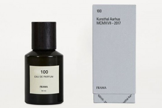 Kunsthal Aarhus fejrer 100 års jubilæum, inviterer til fest og lancerer Aarhus-parfumen</br>Under jubilæumsfesten lanceres Aarhus-parfumen 100, der er udviklet af Kunsthal Aarhus i samarbejde med designfirmaet FRAMA.</br>Foto: PR-foto