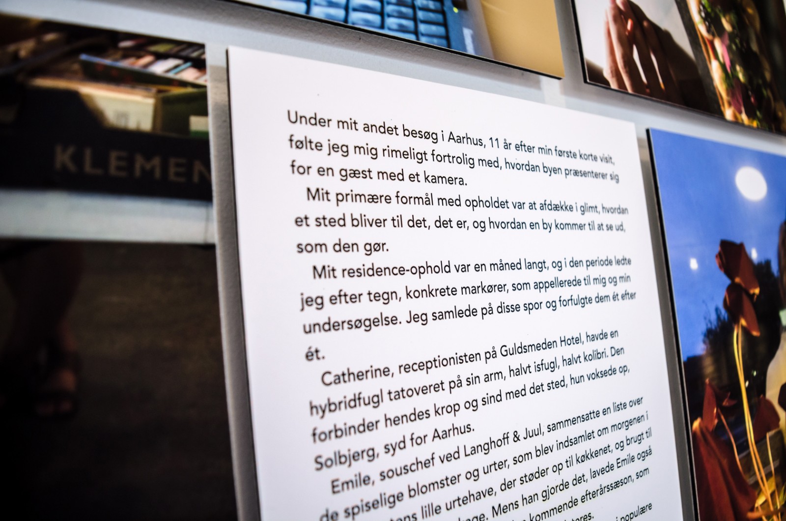 Billedserie: Fresh Eyes - Internationale kunstnere og forfattere har fortolket Aarhus</br>Rana ElNemrs værk i Århus Kunstakademis projektrum  på udstillingen Fresh Eyes - International Artists Rethink Aarhus </br>Foto: Line Beck