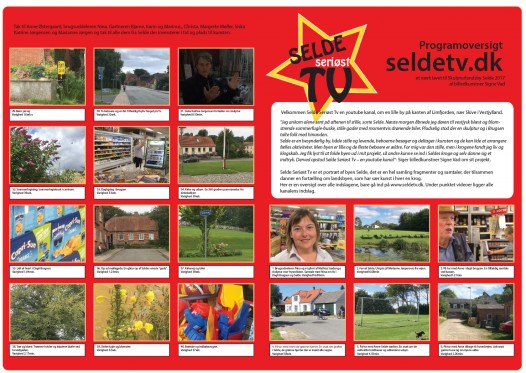 Billedserie: Videokunst i Skulpturlandsby Selde</br>Værk af Signe Vad: Selde Seriøst TV, en youtube-kanal</br>Foto: PR-billede, Signe Vad