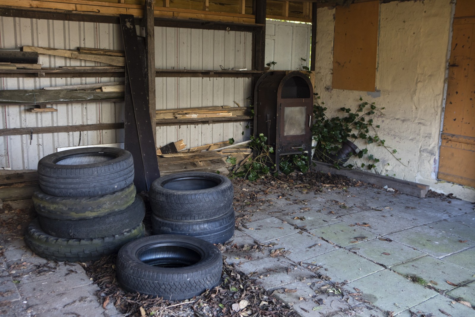 Billedserie: Videokunst i Skulpturlandsby Selde</br>Videoinstallation af Jette Ellgaard. </br>Foto: Barbara Katzin