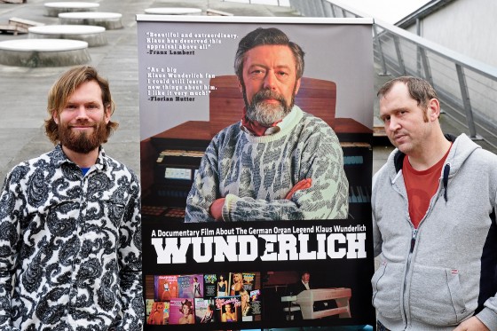 På sporet af en orgeltroldmand</br>Jesper Bonde Hansen og Claus Lund. </br>Foto: Kulturmagasinet Fine Spind