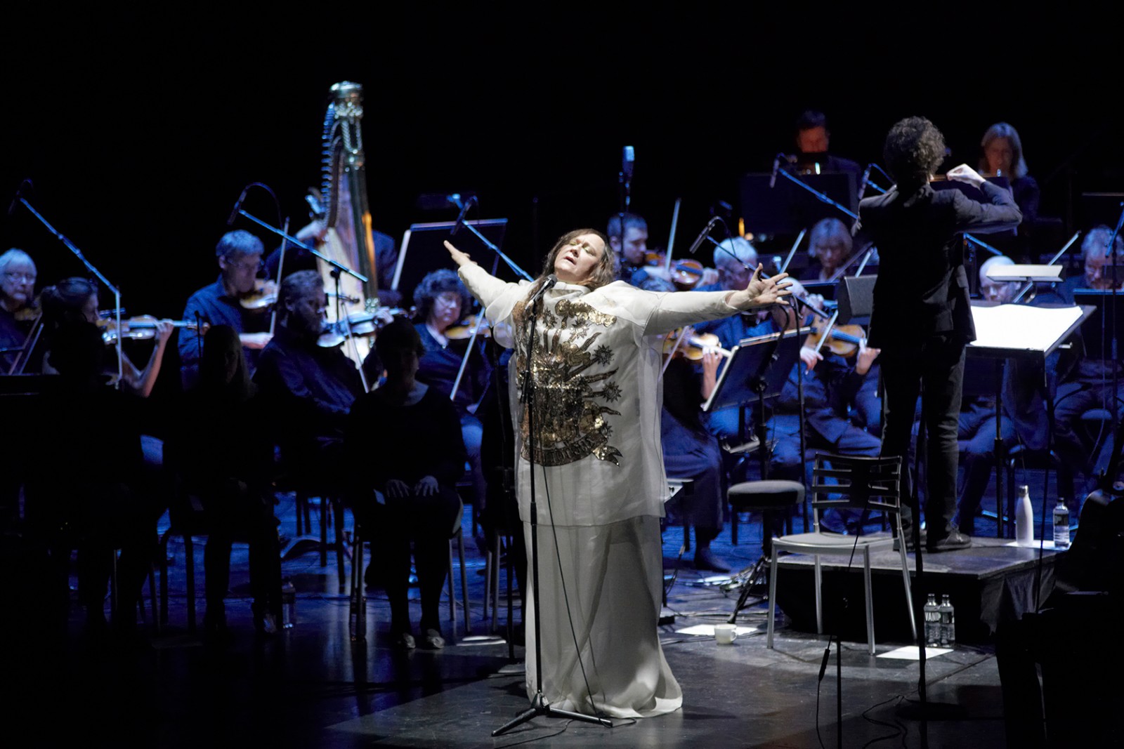 En engel gik gennem Musikhuset</br>Anohni leverede en storslået koncert og kan synge ting, som de færreste vil kunne slippe afsted med. </br>Foto: PR-foto / Musikhuset Aarhus - Anders Hede