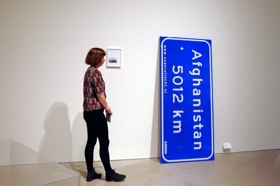 Cool tendenser i samtidskunsten</br>Jens Haarnings værk Afghanistan 5012 km.</br>Foto: Kulturmagasinet Fine Spind