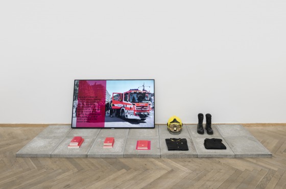 Kulturarven transformeres og aktiveres på Charlottenborg</br>Ahmet Öğüt, 'No Protest Lost', 2017. Installation view, Kunsthal Charlottenborg, 2017. </br>Foto: PR-foto / Kunsthal Charlottenborg - David Stjernholm