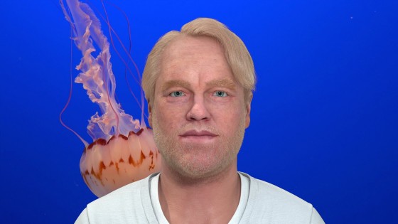 Det digitaliserede menneske: Her og dér og ingenvegne?</br>PHIL eksisterer, og PHIL eksisterer ikke. Han er en avatar, der ligner en for nyligt afdød skuespiller, og med et liv, der udelukkende findes i cyberspace, kæmper PHIL med at finde sit eget originale jeg.</br>Foto: PR-foto / Louisiana 