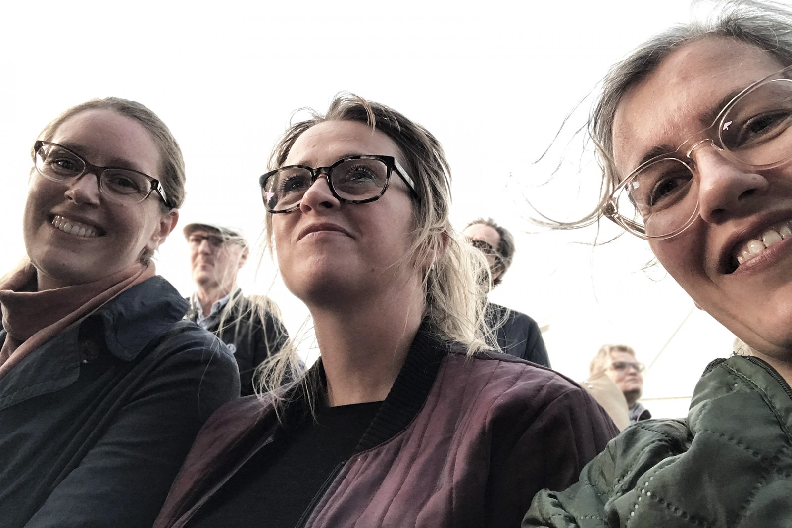 Udstillingsstedet Sydhavn Station fører skinnerne til Kunsthal NORD</br>De tre blivende medlemmer af udstillingsstedet Sydhavn Station (fra v.): Anne Skole Overgaard, Sonja Lillebæk Christensen og Camilla Rasborg</br>Foto: Sonja Lillebæk Christensen