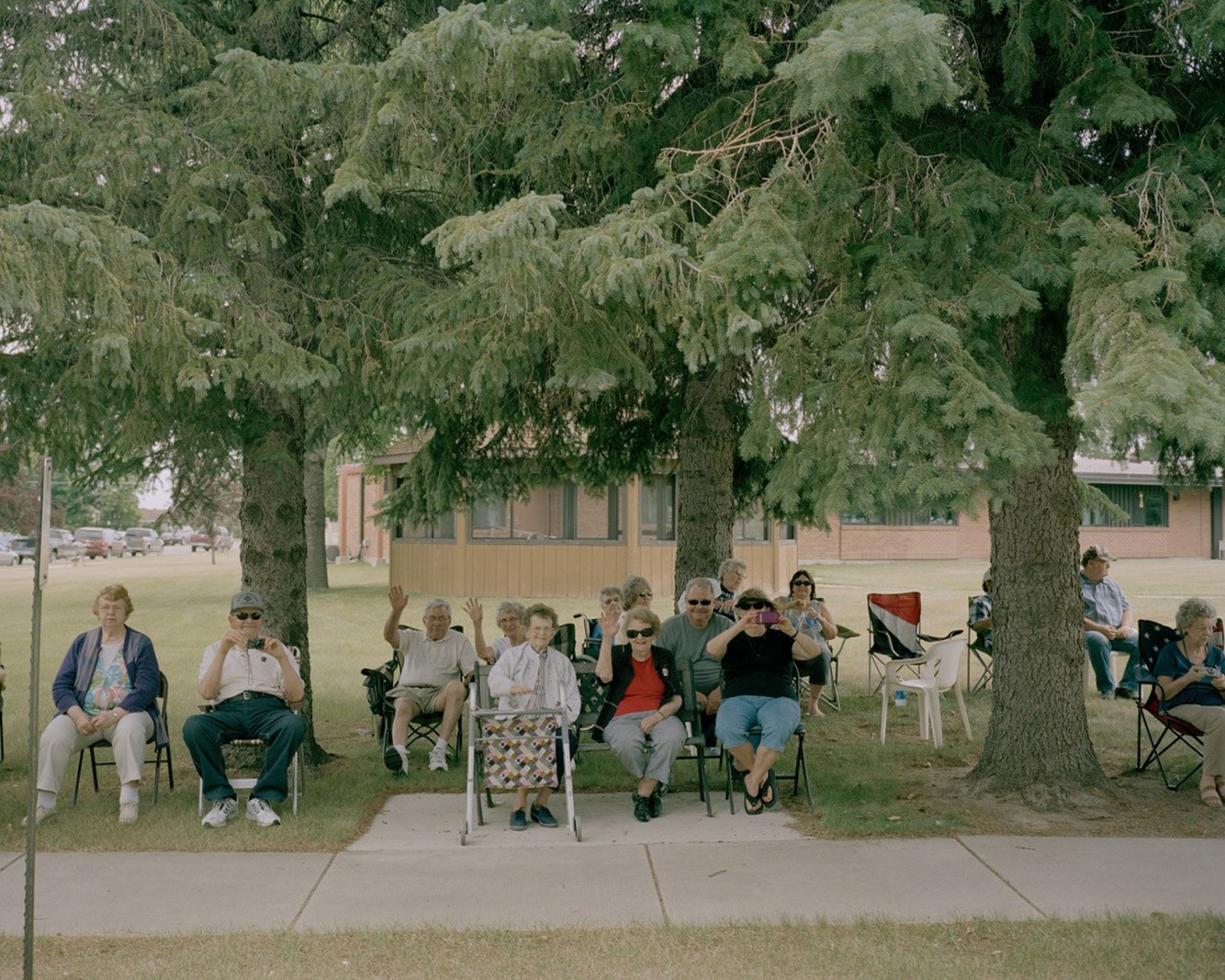 Udstillingsstedet Sydhavn Station fører skinnerne til Kunsthal NORD</br>Mette Juul: 4th of July. Rugby, North Dakota. Fotografi i ramme, 20 stk 20 x 26 cm. 2 stk 50 x 60 cm</br>Foto: PR-foto - Kunsthal NORD