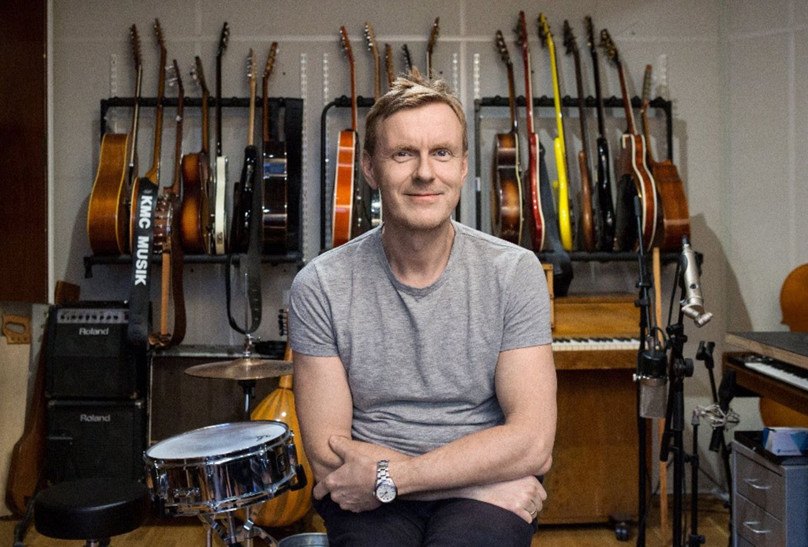 Halfdan E: “Musikken er det sidste element, man har til at flytte følelser i film”</br>Halfdan E har blandt andet komponeret musik til tv-serier som Sommer, Badehotellet og Borgen.</br>Foto: PR-foto / Cinemateket - Inger Marie Mulvad