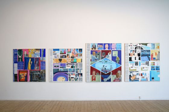 BILLEDSERIE: KUNSTNERNES PÅSKEUDSTILLING 2018</br>Peter Dethlefsen: Sandheden på kinesisk, På jagt efter sandheder, Hvad lighuset gemte og Wien, KP</br>Foto: PR-foto/KP Jens Møller