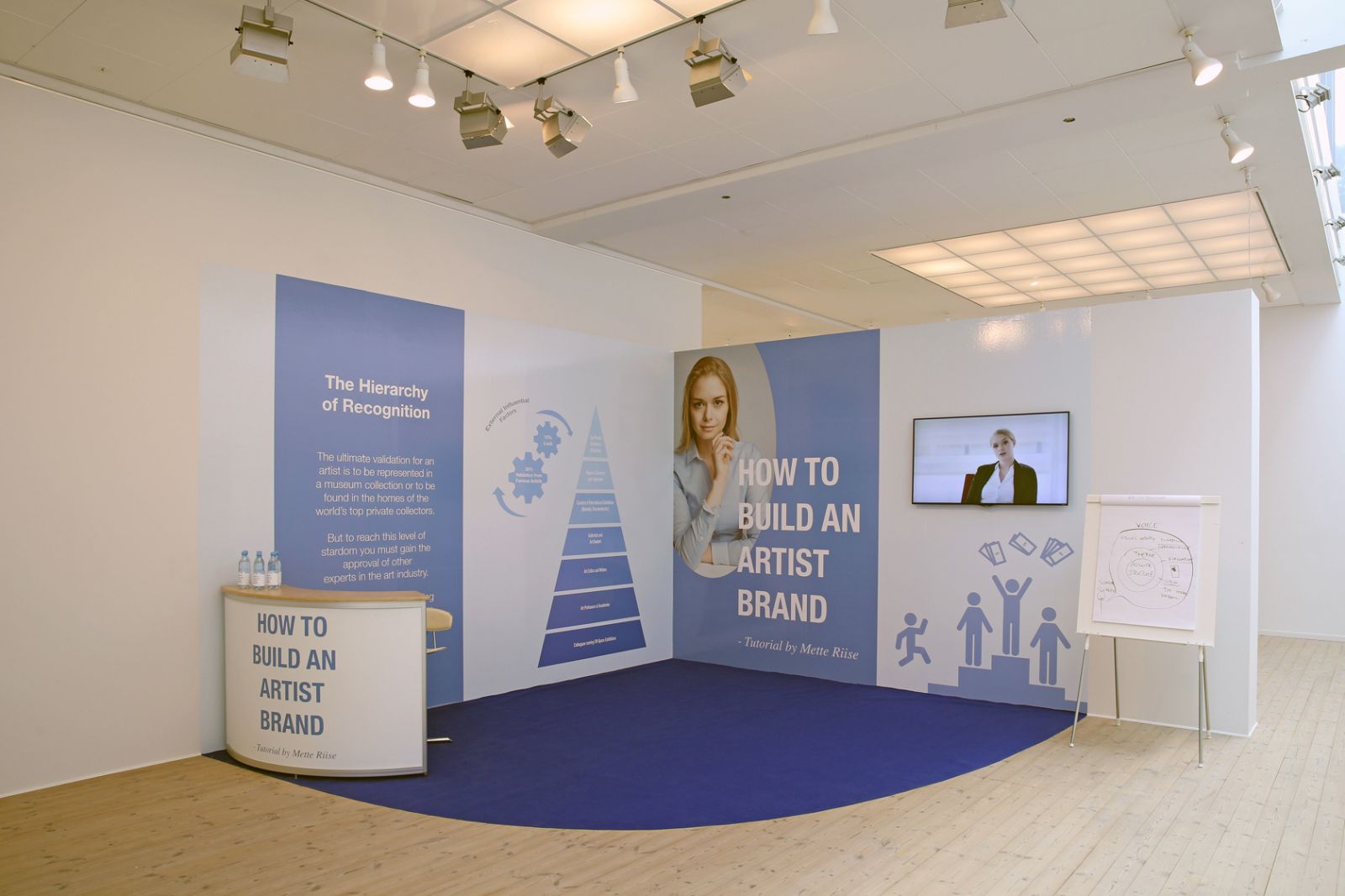 BILLEDSERIE: KUNSTNERNES PÅSKEUDSTILLING 2018</br>SPRING og SOLO er begge udstillinger, der er vokset ud af KP. For at udstille på SPRING kræver det, at man er blevet udvalgt blandt de seneste års udstillere på KP, og har udvist et særligt potentiale. Mette Riise: How to build an artist brand, SPRING</br>Foto: PR-foto/KP Jens Møller