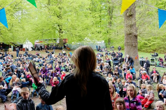 Kultur for børn helt inde i skoven</br>Film i skovens festivalplads ligger i en lysning i Riis skov.</br>Foto: PR-foto / Film i Skoven