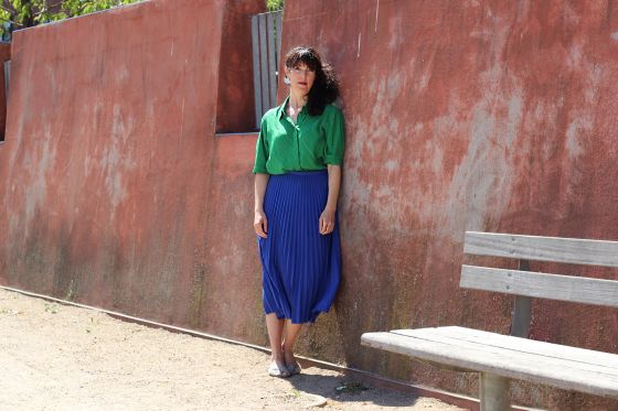 En forfatter bliver voksen</br>Tine Høeg modtog BogForums Debutantpris for Nye Rejsende.</br>Foto: Teodora Biberovic