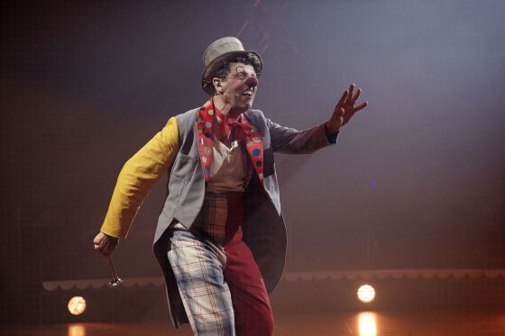 Cirkus Summarum må ikke blive for pæn</br>Søren Hauch-Fausbøll som klovnen Chico.</br>Foto: PR-foto / DR - Agnete Schlichtkrull