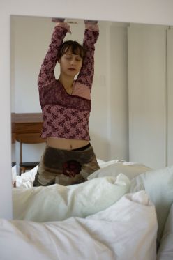 4 anbefalinger til dette års Louisiana Literature</br>Julie Mendel bliver interviewet af Michael Bertelsen på Louisiana Literature.</br>Foto: Michella Bredahl