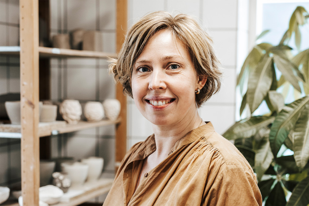LerKalaset skaber rum til proces, fællesskab og  personlig udforskning af keramikken</br>Marie Fuglsbjerg Zand / LerKalaset i Ry</br>Foto: 