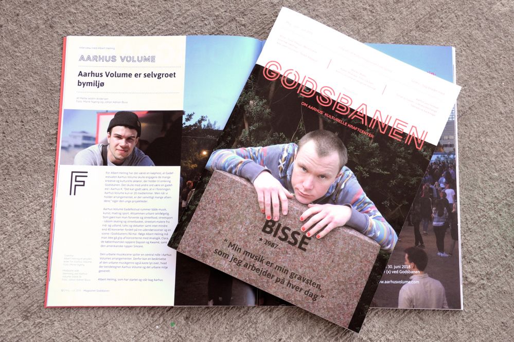 Magasinet Godsbanen er et helt nyt gratis magasin – og det er til dig</br>Første nummer af Magasinet Godsbanen</br>Foto: 