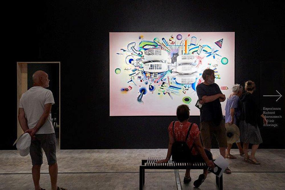 Seeing slowly: Kan kunst skabe nærvær?</br>Kan vi tvinge os selv til at sidde alene overfor et kunstværk i flere minutter?</br>Foto: PR-foto / Trapholt